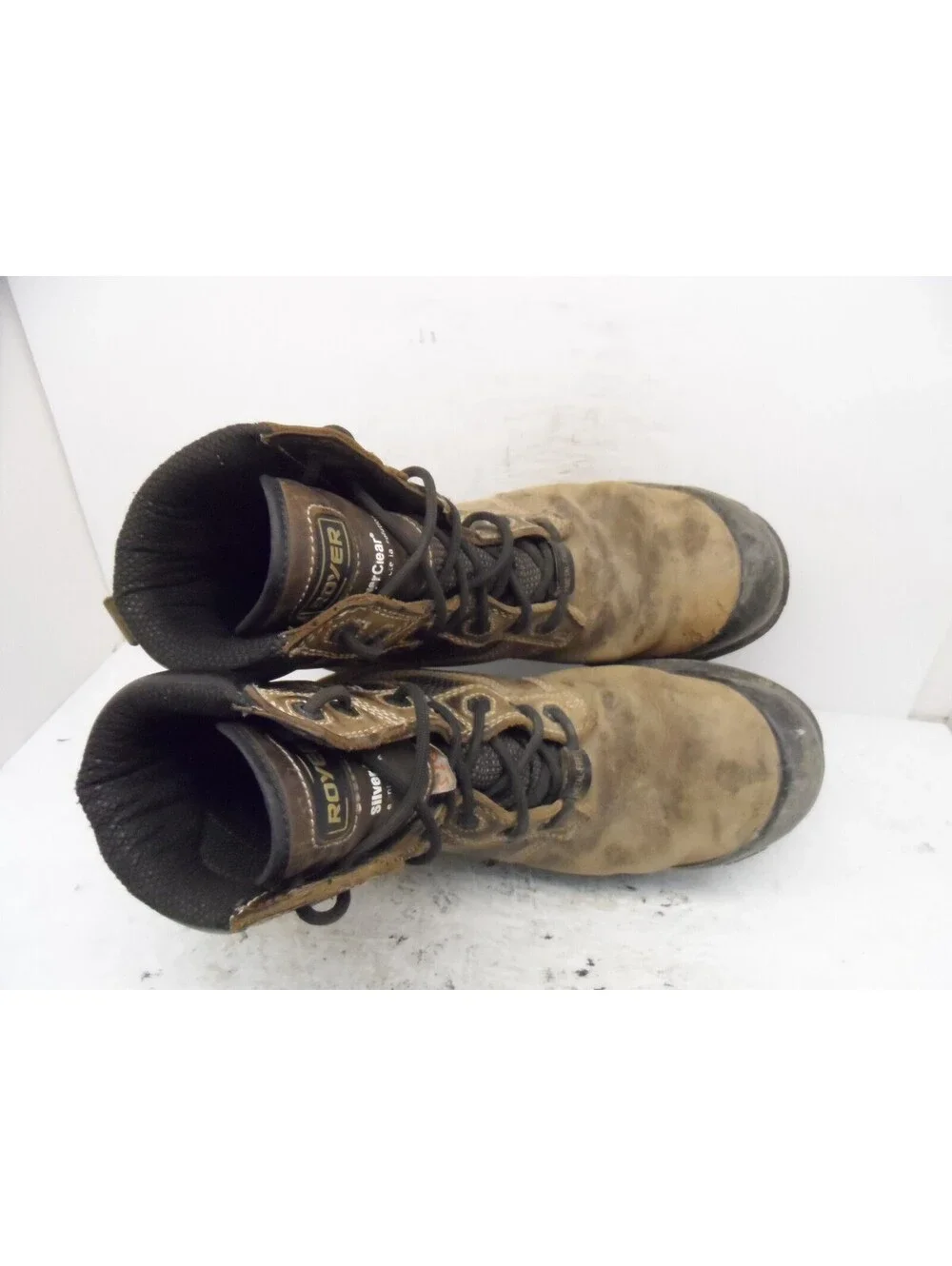 Royer Men's 8'' Metal-Free Comp Toe Comp Plate Work Boots 8680FLX Brown Size 11M